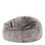 Cloudy Faux Fur Zitzak - Grijs, Huis en Inrichting, Zitzakken, Verzenden, Nieuw