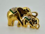 Monet - Metaal, Verguld - Broche