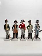 Figuur - Porcelain Soldier Figurines – Set of Five,