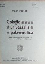 George Krause - Oologia Universalis Palaearctica. 14 Colour