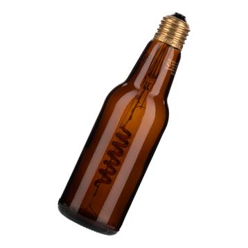 Bailey Spiraled Bottled Bier E27 6.5W 130lm 1700K Bruin D...