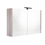 Spiegelkast Best Design Happy Grey Incl. LED verlichting, Ophalen of Verzenden, Nieuw, Bad