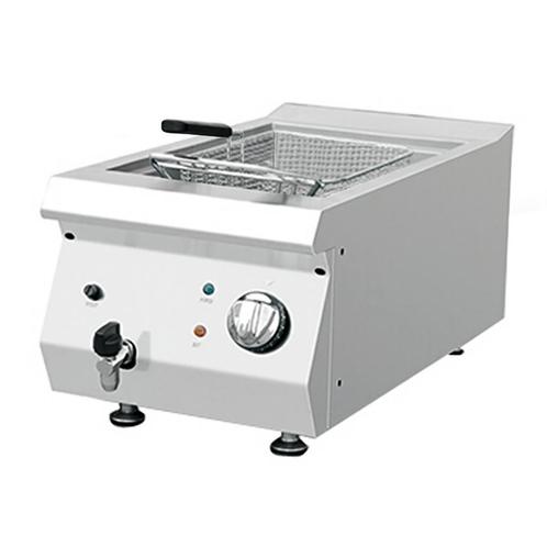 GGM Gastro | Friteuse - 13 liter - 4,5 kW - met aftapkraan |, Witgoed en Apparatuur, Frituurpannen, Nieuw, Verzenden