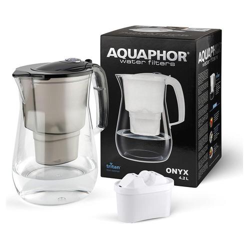 Aquaphor Waterfilterkan onyx 4.2 liter zwart met, Huis en Inrichting, Keuken | Servies, Ophalen of Verzenden