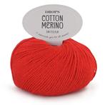 DROPS Cotton Merino Uni Colour - 06 rood - Wol/Katoen Gare, Hobby en Vrije tijd, Ophalen of Verzenden, Nieuw
