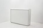 Schuifdeurkast - 2-deurs 119x160x45cm (hxbxd) wit, Gebruikt, Ophalen of Verzenden