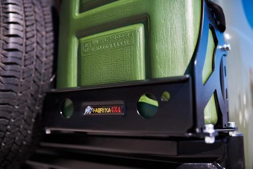 F4X4 - JERRYCAN HOUDER VOOR RESERVEWIELDRAGER SUZUKI, Auto diversen, Auto-accessoires, Ophalen of Verzenden