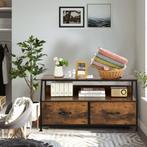 TV-meubel met 3 Lades en Plank in Hout voor Woonkamer 93x39x