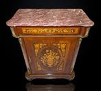 Servante - Credenza - Brons, Marmer, Marquetterie van
