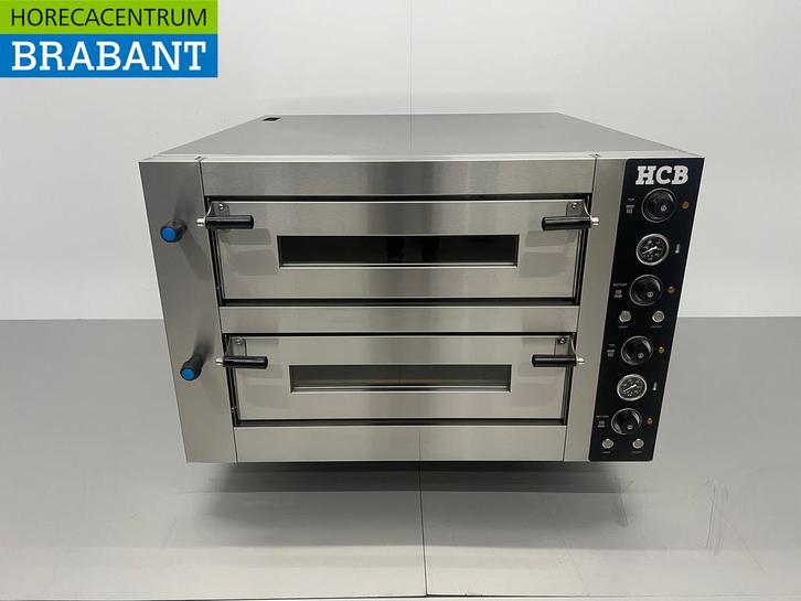 HCB RVS Pizzaoven 2 x 6 pizzas 34 cm doorsnede 400V Horeca, Zakelijke goederen, Horeca | Keukenapparatuur, Nieuw in verpakking