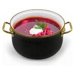 Meyerhoff 8-Delige Emaille Pannenset – Gehard Glazen Deksels, Ophalen of Verzenden, Nieuw