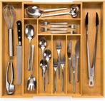 2dekans | Budu Uitschuifbare Bamboe Bestekbak #47 (47 cm, Ophalen of Verzenden, Zo goed als nieuw