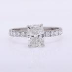 Zonder minimumprijs - Ring Platina - 2.02ct. tw. Diamant, Sieraden, Tassen en Uiterlijk, Ringen, Nieuw