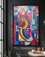 Ksavera - Cubism A1377 - abstract painting on XXL canvas
