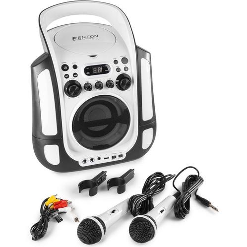 Fenton SBS30W karaoke systeem met CD-speler en microfoonset, Audio, Tv en Foto, Karaoke-apparatuur, Verzenden