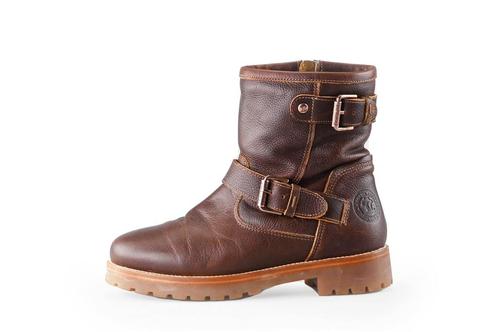 Panama Jack Biker Boots in maat 38 Bruin | 10% extra korting, Kleding | Dames, Schoenen, Bruin, Zo goed als nieuw, Overige typen