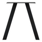 Stalen A tafelpoot set van 2 meubelpoot 40x12x40 cm zwart, Huis en Inrichting, Tafelonderdelen, Verzenden, Nieuw