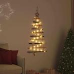 vidaXL Kerstboom met 30 LED Naturel 90 cm massief essenhout, Diversen, Kerst, Verzenden, Nieuw