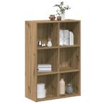 vidaXL Boekenkast/dressoir 66x30x98 cm bewerkt hout, Verzenden, Nieuw, Overige houtsoorten
