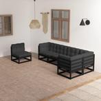 vidaXL 6-delige Loungeset met kussens massief grenenhout, Verzenden, Nieuw, Loungeset