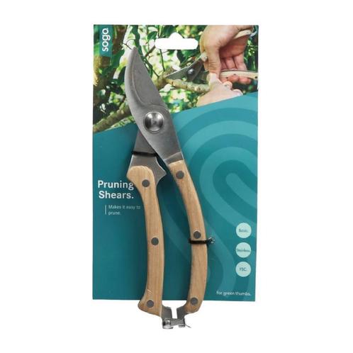 Snoeischaar SOGO met houten handvat, Tuin en Terras, Hand-tuingereedschap, Verzenden