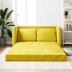 vidaXL Slaapbank vloermodel 2-in-1 122x204x55 cm fluweel, Verzenden, Nieuw, Stof, Minder dan 150 cm