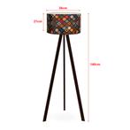 [lux.pro] Staande lamp Newport vloerlamp 140 cm E27 meerkleu, Huis en Inrichting, Lampen | Vloerlampen, Verzenden, Nieuw