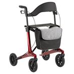 MultiMotion Carbon rollator met softwielen - Rood, Ophalen of Verzenden, Nieuw