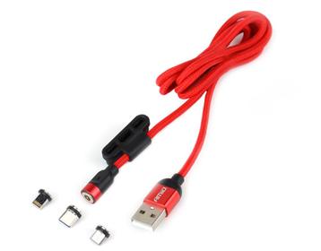 USB oplaadkabel - USB-C/Lightning/Micro USB - 1 meter beschikbaar voor biedingen