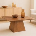 Salontafel Mangohout Salontafel Mick Vierkant 80x80 cm, Verzenden, Vierkant, Nieuw, Industriële meubels