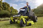 Met Ryobi accu zitmaaiers kunt u 2.5 uur maaien, Mulchfunctie, Nieuw, Ophalen of Verzenden, Ryobi