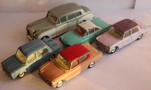 Dinky Toys 1:43 - Modelauto  (4) - Fiat, Ford (x2) & Simca -, Hobby en Vrije tijd, Modelauto's | 1:5 tot 1:12