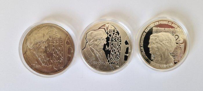 Nederland. 10 en 25 ECU der Nederlanden 1991 (Zonder, Postzegels en Munten, Munten | Nederland