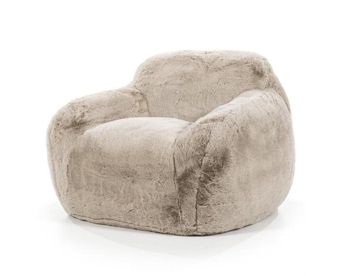 fauteuil Hug - taupe | BY-BOO, Huis en Inrichting, Fauteuils, Nieuw, Ophalen of Verzenden