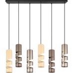 LED Hanglamp - Trion Meser - GU10 Fitting - 6-lichts -, Huis en Inrichting, Lampen | Hanglampen, Ophalen of Verzenden, Nieuw, Metaal