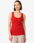 HEMA Dames tanktop Anouk rib rood, Verzenden, Nieuw