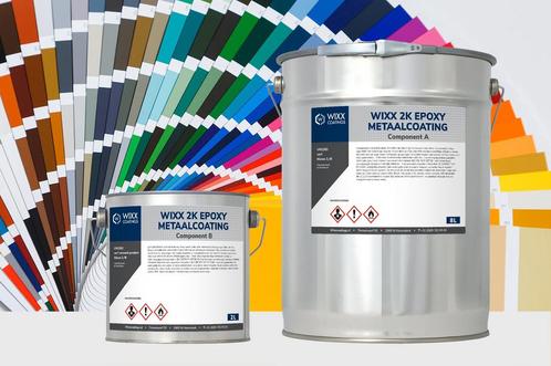 Wixx 2K Epoxy Metaalcoating Mengkleur 10L, Doe-het-zelf en Verbouw, Verf, Beits en Lak, Verf, Overige kleuren, Nieuw, 5 tot 10 liter