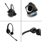 SENNHEISER DW Pro 2 headset en basisstation - Refurbished, Sennheizer, On-ear, Ophalen of Verzenden, Inklapbare microfoon