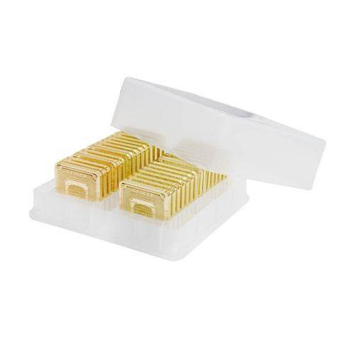 30 x 1 gram goudbaar - Geiger Edelmetalle vierkant, Postzegels en Munten, Edelmetalen en Baren, Goud, Verzenden