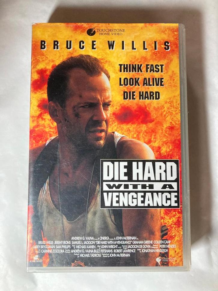 DIE HARD WITH A VENGEANCE (VHS), Cd's en Dvd's, VHS | Film, Gebruikt, Verzenden