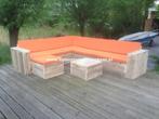 Lounge Hoekbank Alle afmetingen Loungeset Tuinset Actie, Nieuw, Hocker, Loungeset, Steigerhout