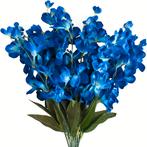 10x Kunst Orchideeën blauw - Blauw nu 28,95, Verzenden, Nieuw