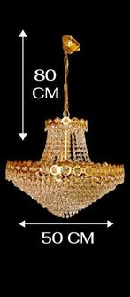 Plafondlamp - Verguld brons, Antiek en Kunst, Antiek | Lampen