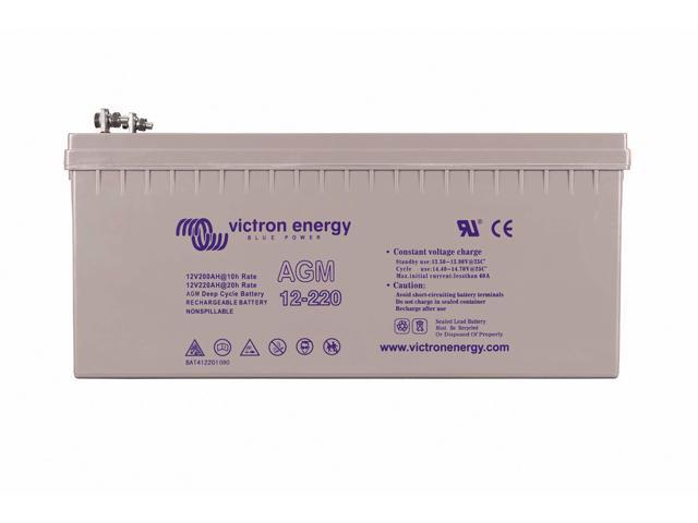 Victron AGM accu 12V/220 Ah, Watersport en Boten, Navigatiemiddelen en Scheepselektronica, Ophalen of Verzenden