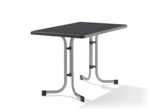 Sieger Boulevard klaptafels staalbuis/Mecalit Pro 70 cm tot, Tuin en Terras, Tuintafels, Ophalen of Verzenden