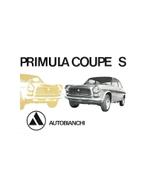 1969 AUTOBIANCHI PRIMULA COUPÉ S BROCHURE NEDERLANDS, Nieuw, Author
