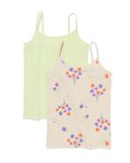 HEMA Kinderhemden bloem - 2 stuks multi, Verzenden, Nieuw