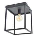 Frame plafondlamp Redox, zwart, Ophalen of Verzenden, Nieuw, Metaal, Industrieel