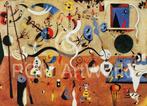 Kunstdruk Joan Miro - Il carnevale dArlecchino 80x60cm, Huis en Inrichting, Verzenden, Nieuw