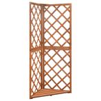 vidaXL Latwerk hoekmodel 50x50x145 cm massief vurenhout, Verzenden, Nieuw